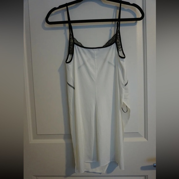 RARE Zara Womens Lace Strap Cami Tank White Black B/W Collection Small - Picture 3 of 6